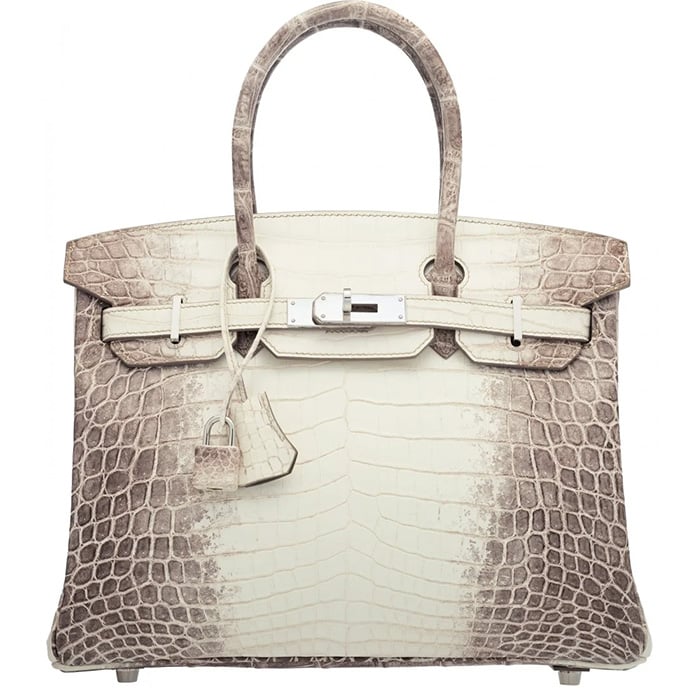 BAG FOR A CAUSE) Pre-Owned Authentic QUALITY Hermes Birkin Croc Himalayan  Bag