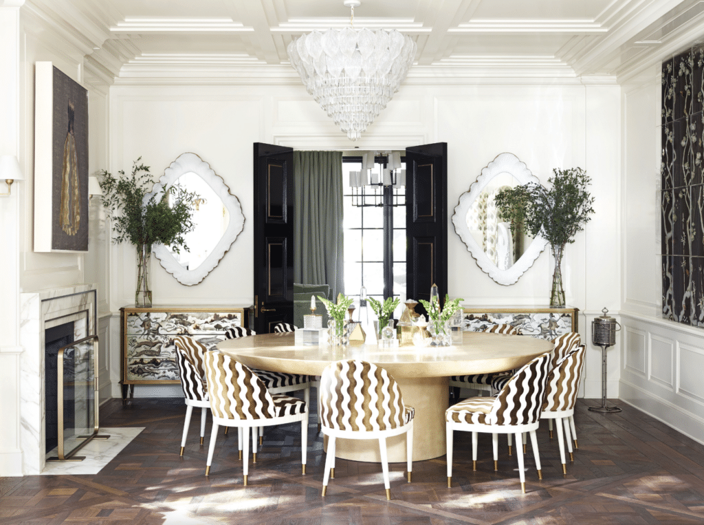 art deco dining room